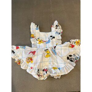 Numi Vintage Disney Mickey Mouse Pinafore 6/12 EUC
